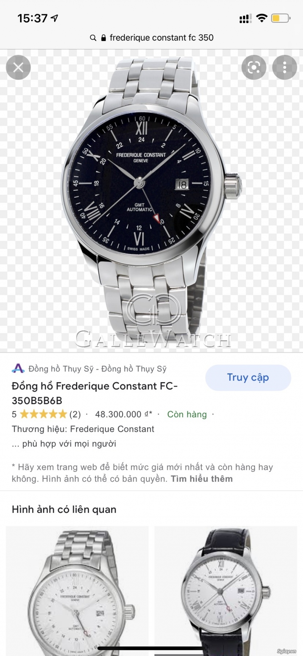 Đồng hồ Frederique Constant FC-350S5B6B - 7