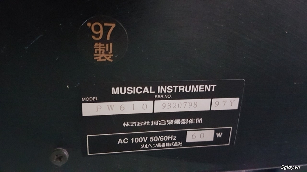 Piano Kawai P610, Dĩ An, Thủ Đức