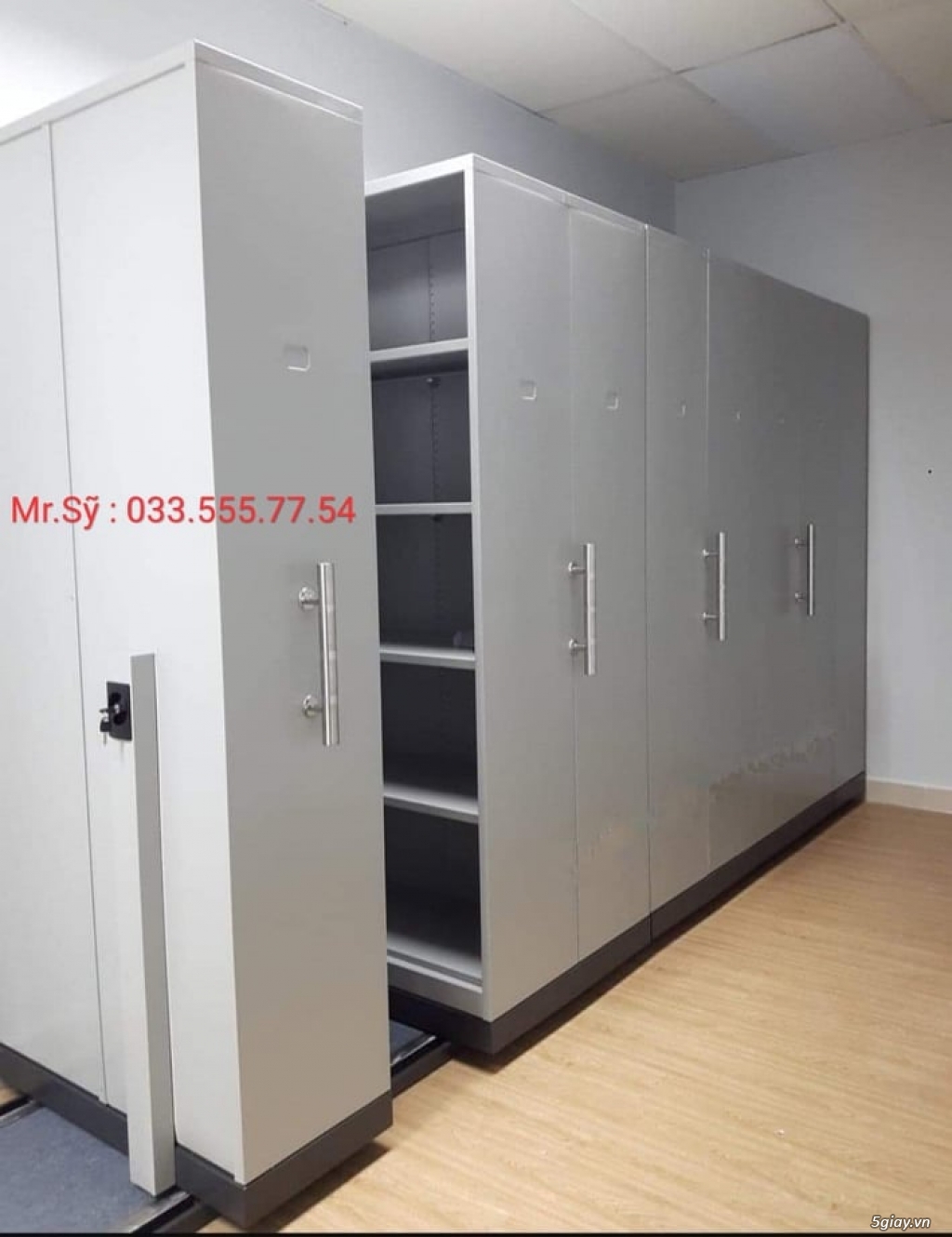 TỦ COMPACTOR TAY ĐẨY GODREJ 5giay