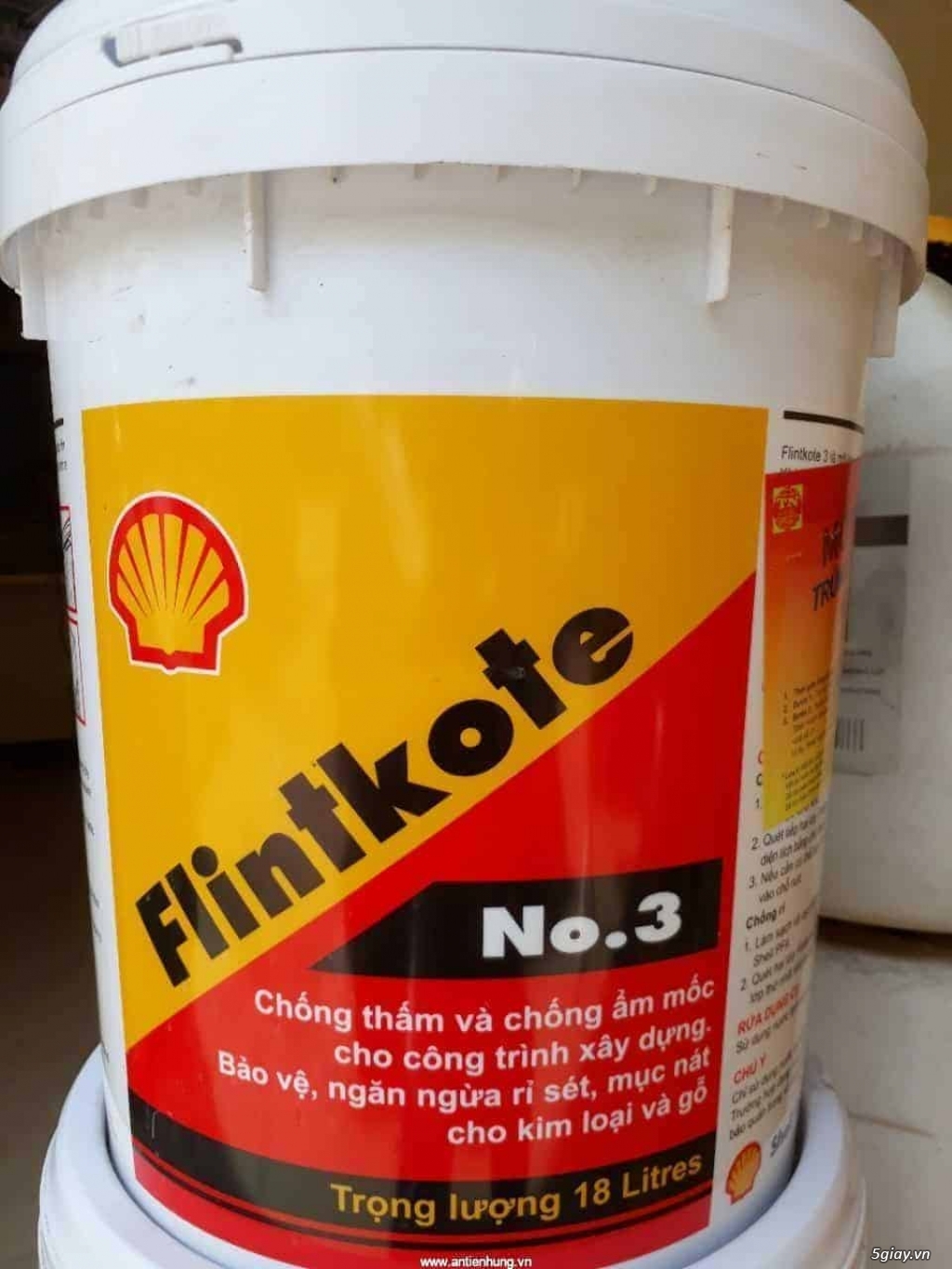 Shell Flintkote 3-18L Nhũ Tương Bitum Chống Thấm Bê Tông