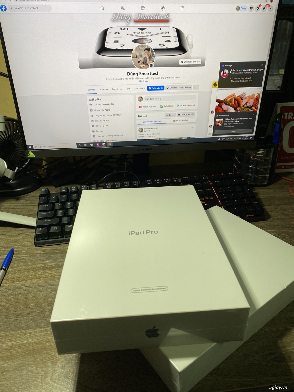 IPad Pro 11 64gb wifi LL new seal CPO có bill bh dc ở VN - 1