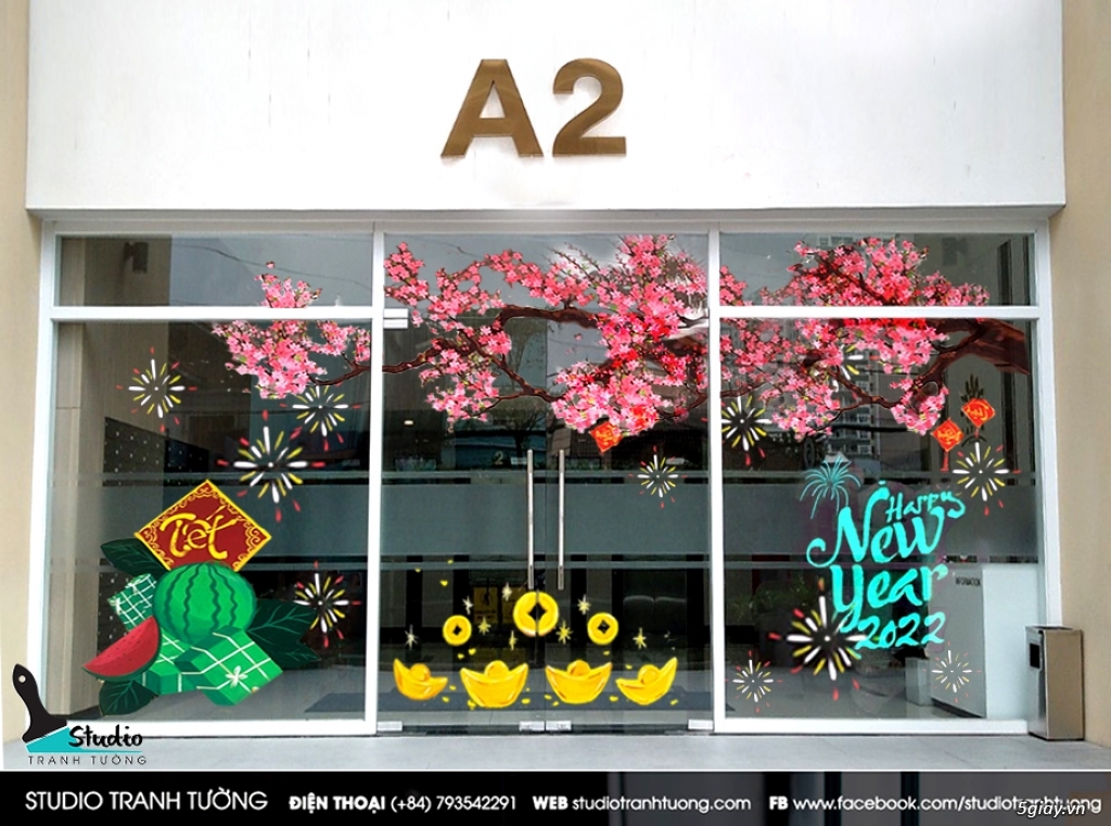 Ṽ  ́ Tết Ngân hàng - công ty- khách sạn - 1