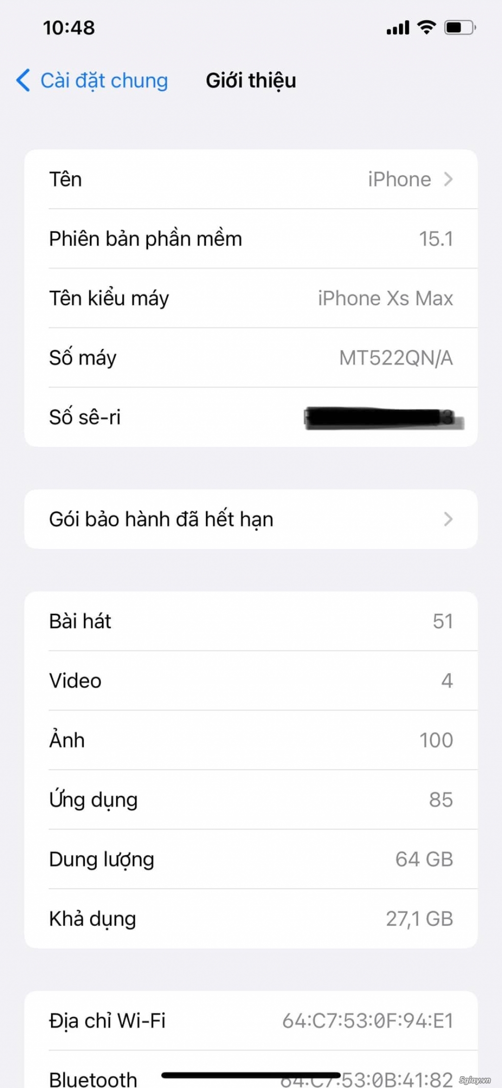 Iphone XS Max Gold 64GB còn mới 98-99% - 1