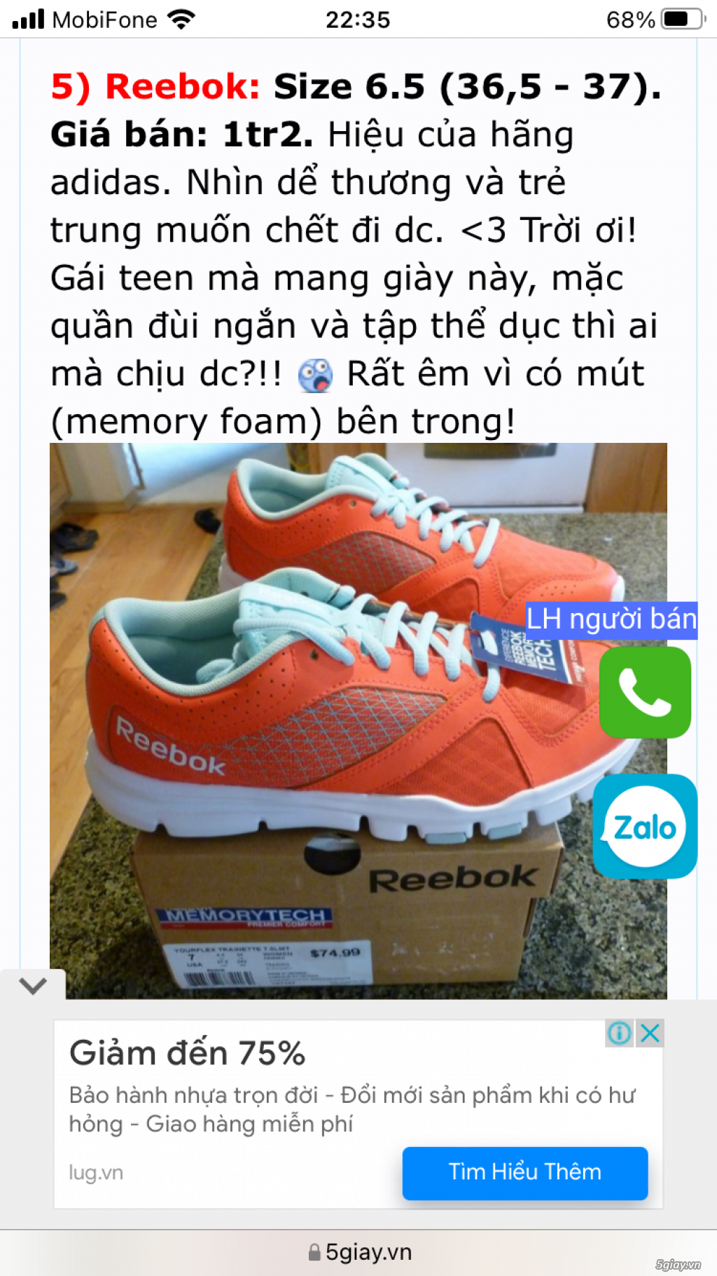 Mình xách/gửi giày Nike, Skechers, Reebok, Polo, Converse, v.v. từ Mỹ.