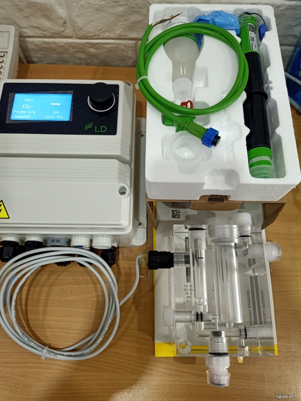 Máy đo nồng độ chlorine - thiết bị đo lượng Chlorine - Emec - Ý