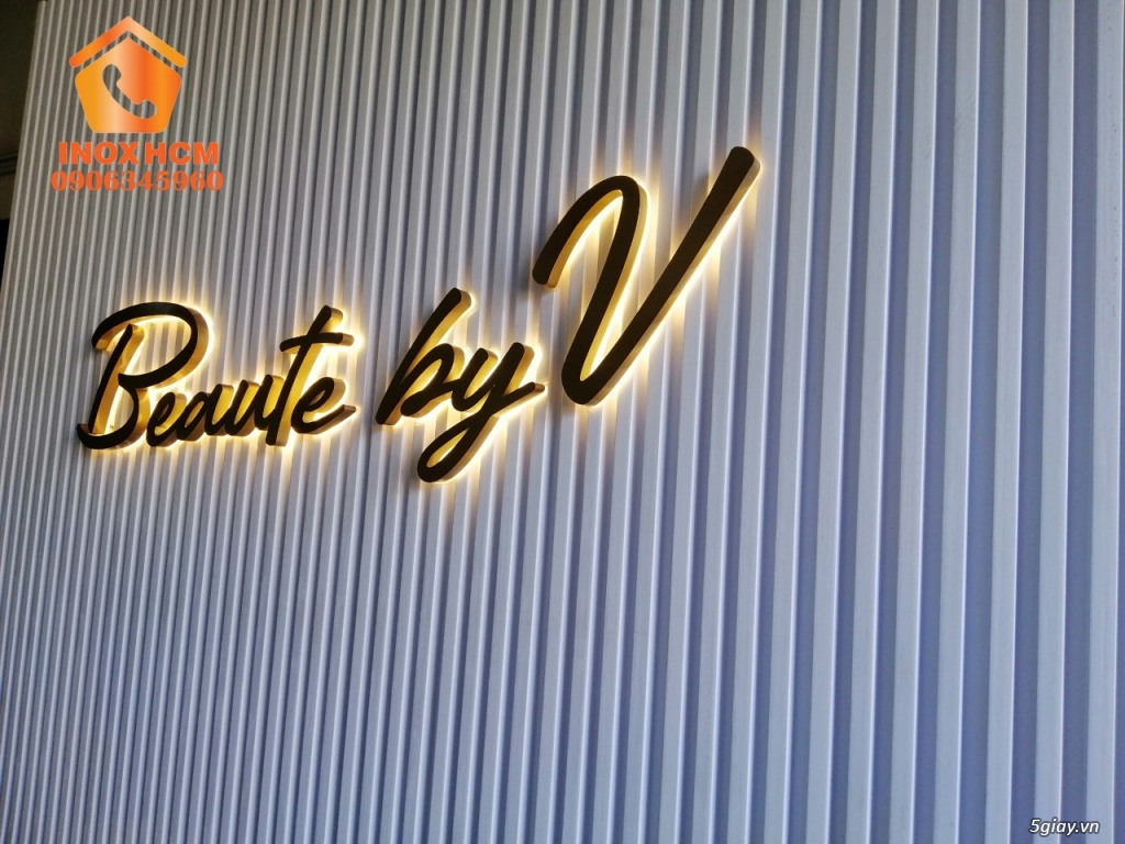 Chữ Inox Sáng Chân PVD - Nhận gia công inox theo yêu cầu - 1