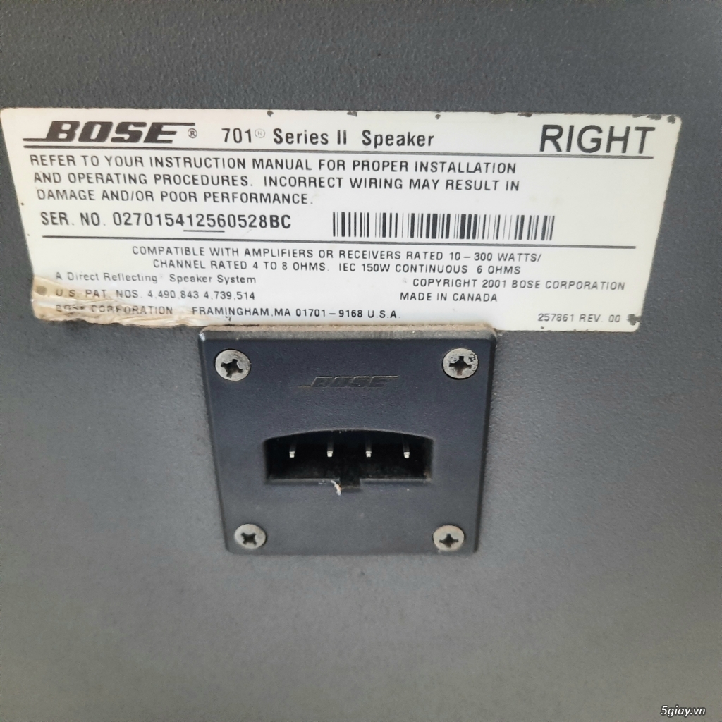 Bose 701 series II , Made In Canada , tìm chủ mới - 2