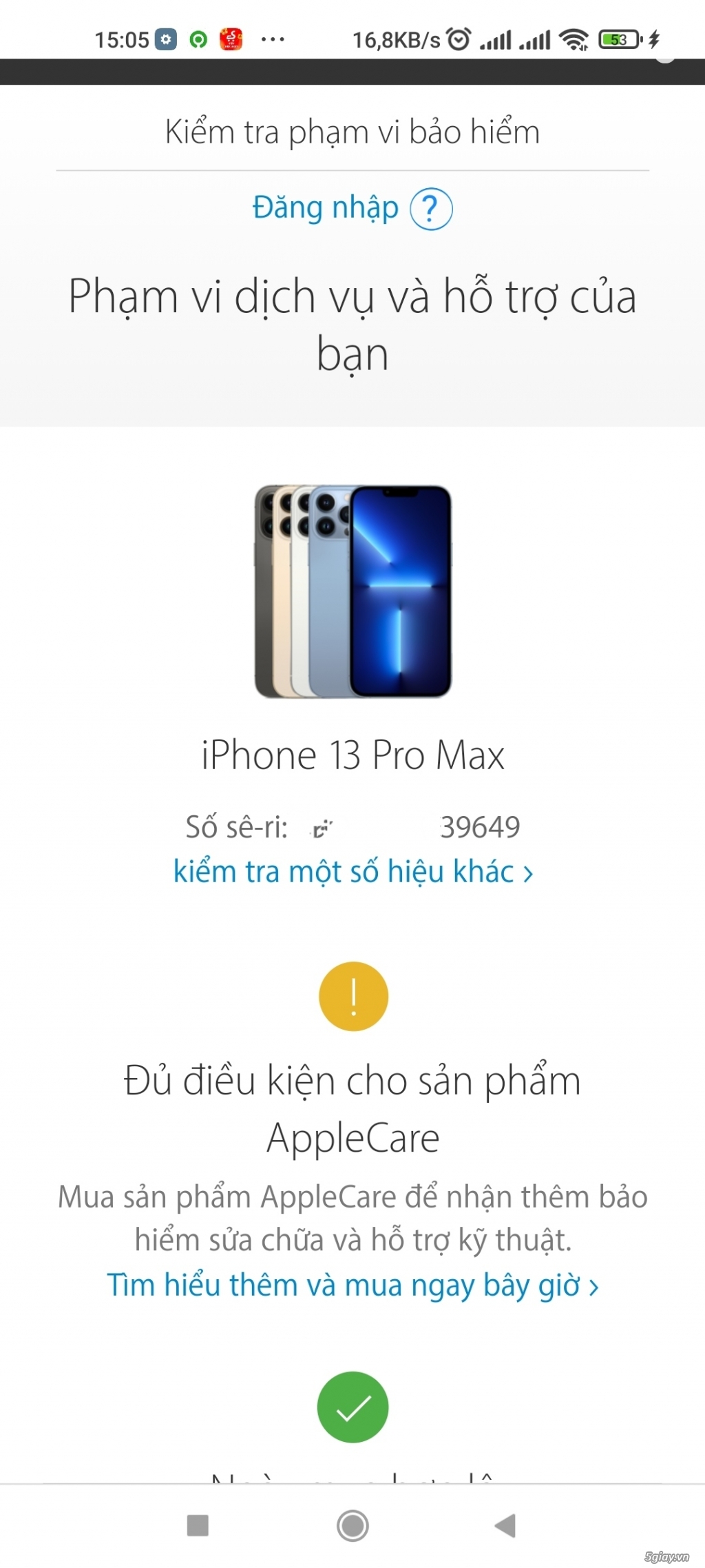 Cần bán iPhone 13 pro max 256 gb gold hàng  TGDD - 2