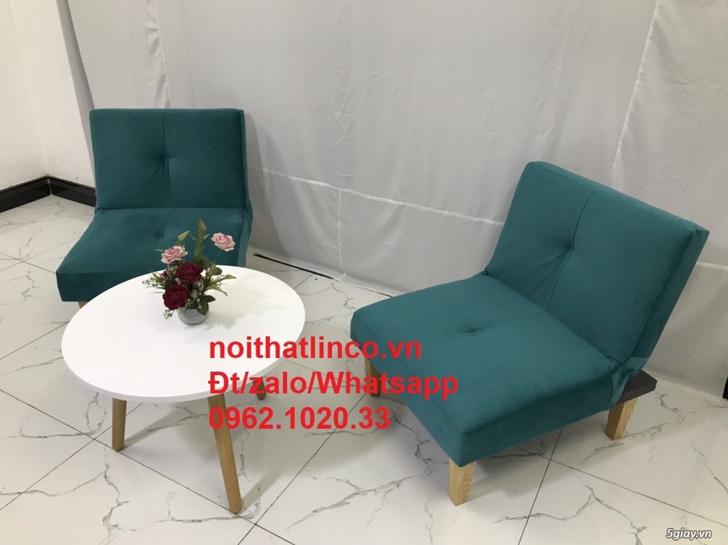 Ghế đơn sofa mini xanh lá cây | Nội Thất Linco HCM - 5