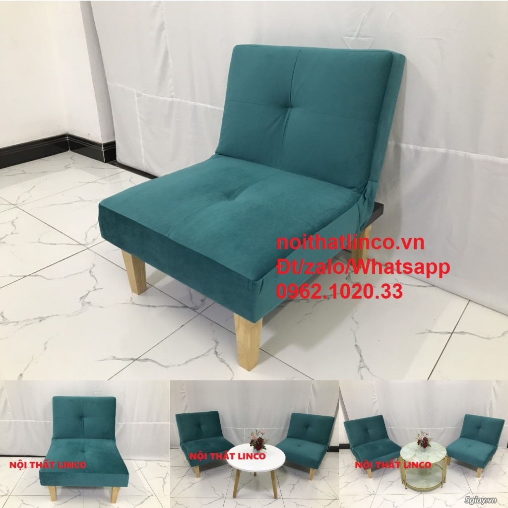 Ghế đơn sofa mini xanh lá cây | Nội Thất Linco HCM