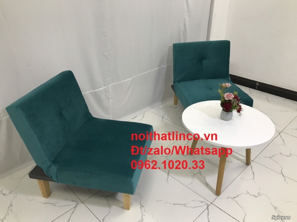 Ghế đơn sofa mini xanh lá cây | Nội Thất Linco HCM - 8