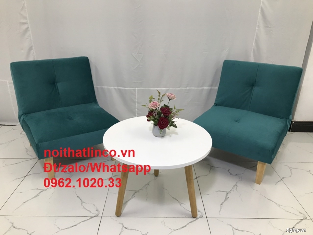 Ghế đơn sofa mini xanh lá cây | Nội Thất Linco HCM - 3