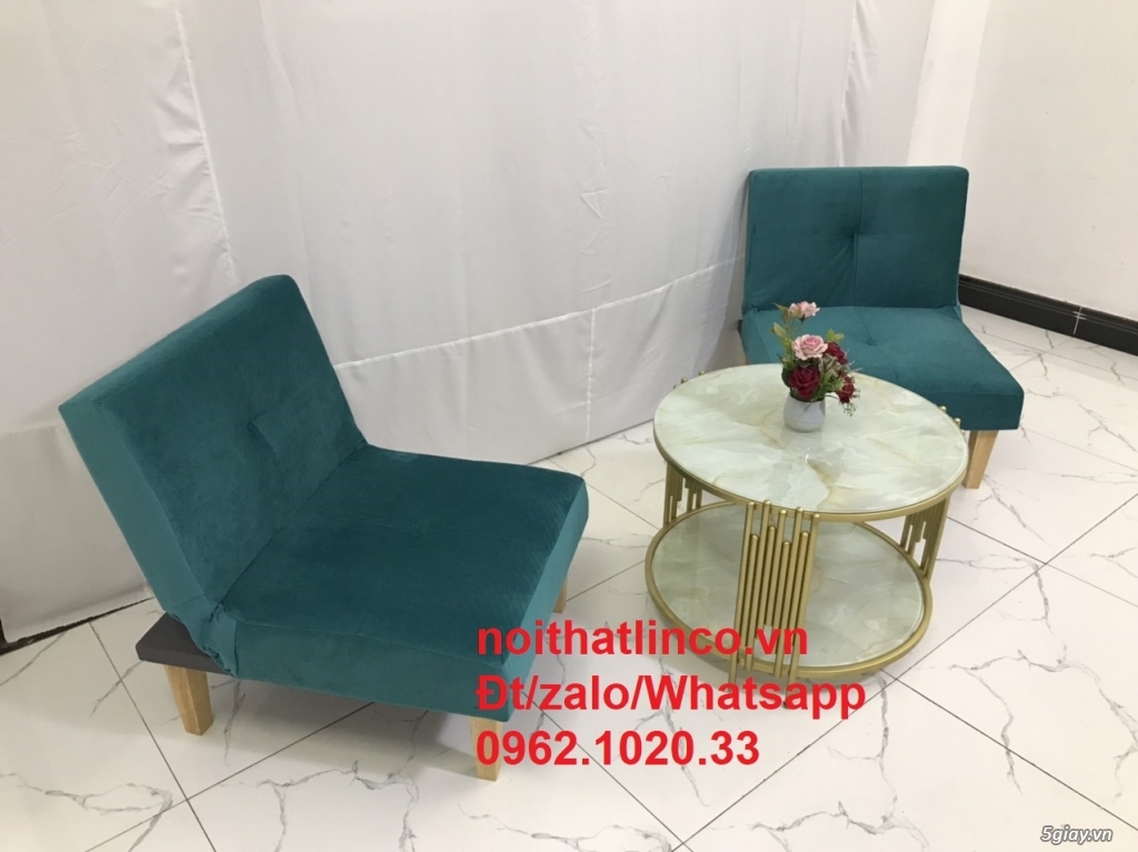 Ghế đơn sofa mini xanh lá cây | Nội Thất Linco HCM - 6