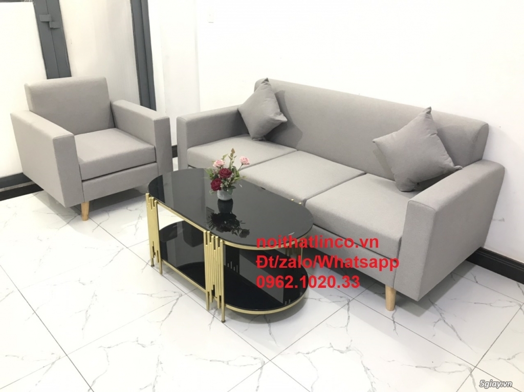 Bộ ghế salon căn hộ SG | Nội thất sofa phòng khách hiện đại HCM - 1