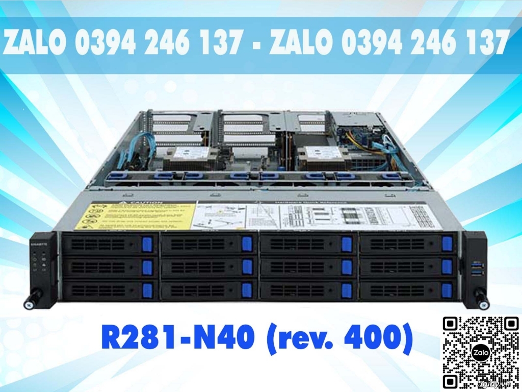 Server Gigabyr R281-N40, New 100%. - 1