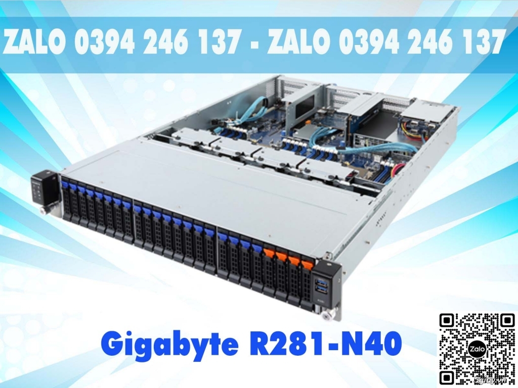 Server Gigabyr R281-N40, New 100%.