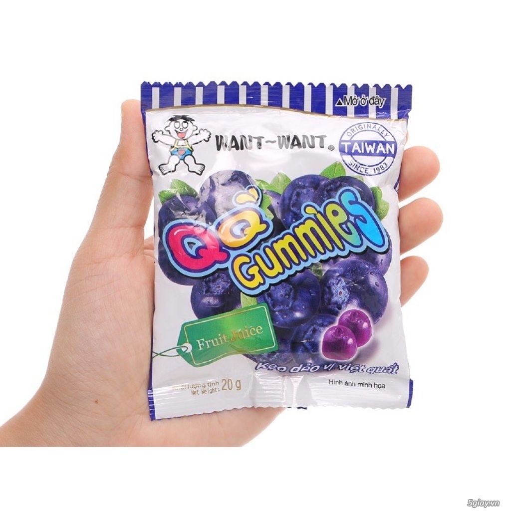 Kẹo dẻo QQ Gummies - Vị Việt Quất - 20g - 5
