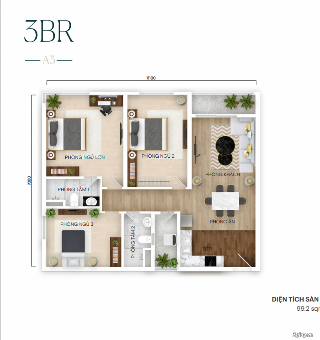 Bán chung cư Gamuda Hoàng Mai, Hà Nội - Giá bán chi tiết - 4