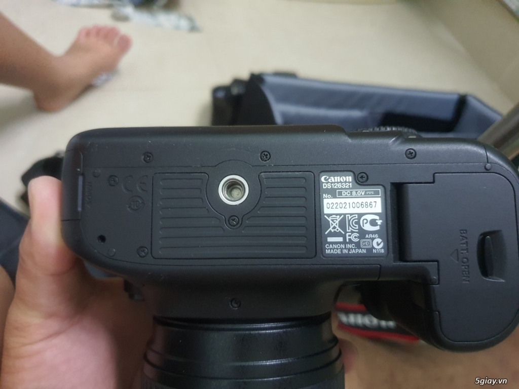 cần bán : bộ máy ảnh 5D Mark lll 8,2k shot, lens 24-105L - 3