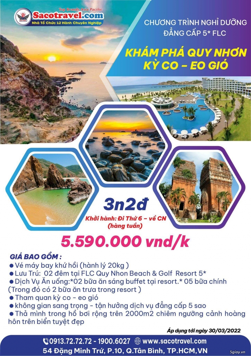 Tour Quy Nhơn 3N2Đ chỉ 5.590.000/Khách (KS FLC 5*) Saco Travel - 8
