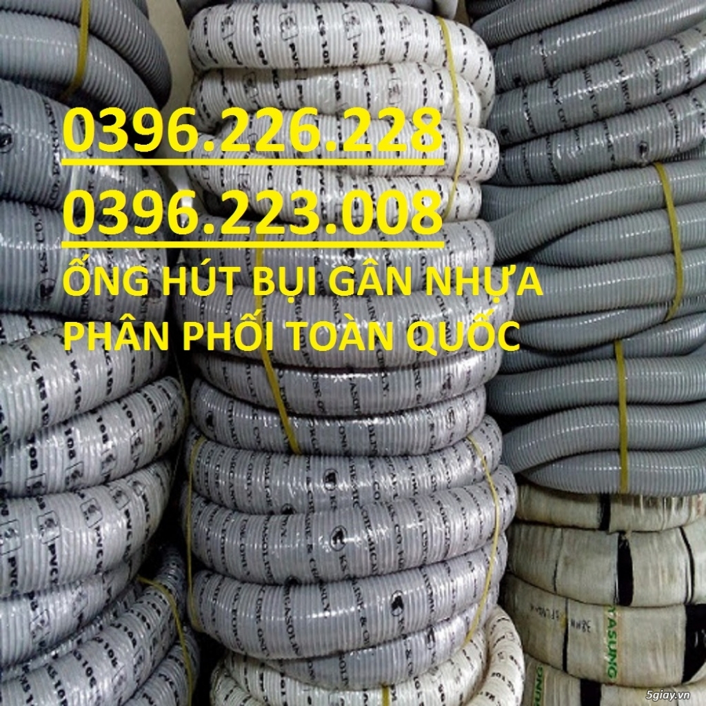 Bán ống hút bụi gân nhựa xám phi 40, phi50,phi60,phi76 giá cạnh tranh. - 2