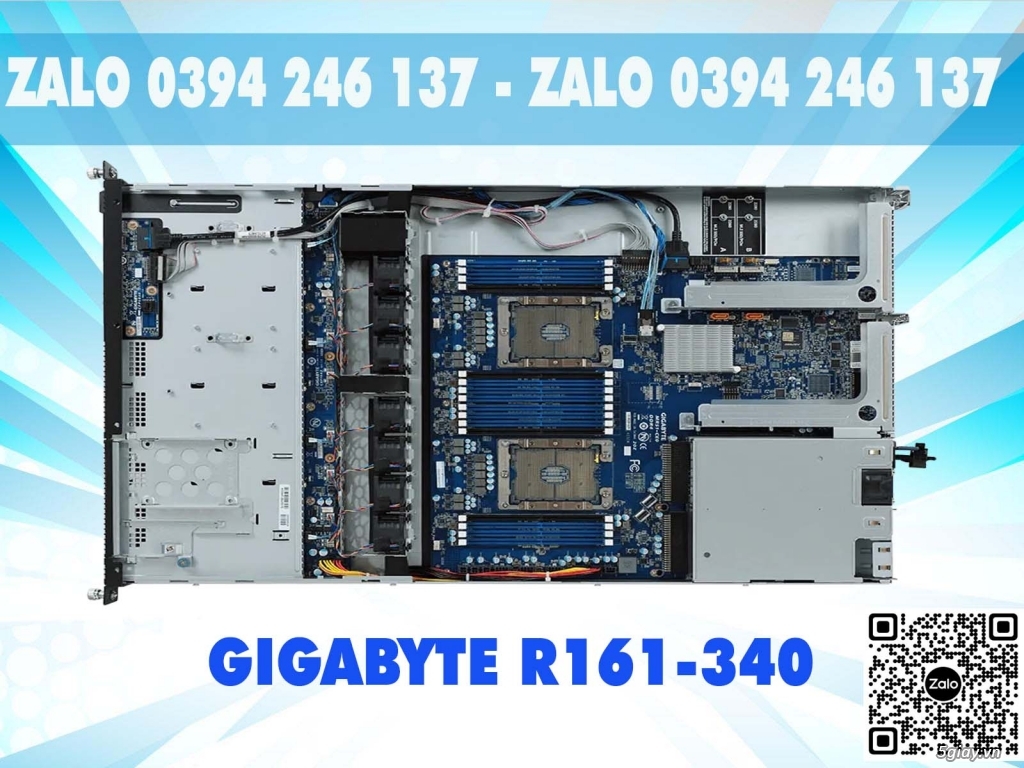 BÁN Server Gigabyte R161 340 SINGLE PSU new 100% - 2