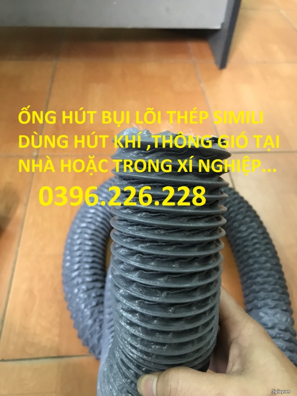 Bán ống gió mềm vải hàn quốc phi 200 dùng hút mùi thông gió ,hút bụi .