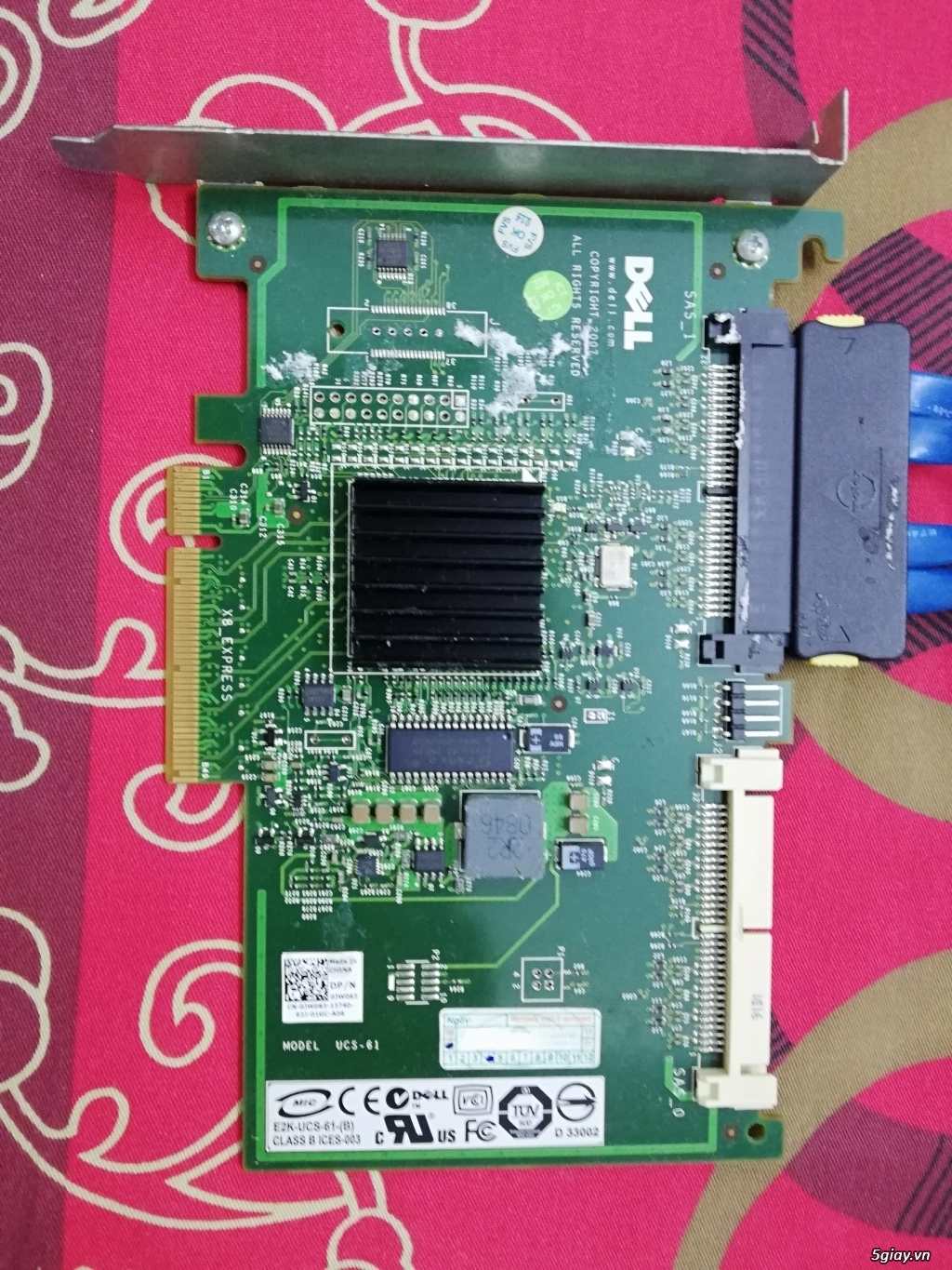 Bán Dell SAS 6/IR SAS Controller Card và cáp