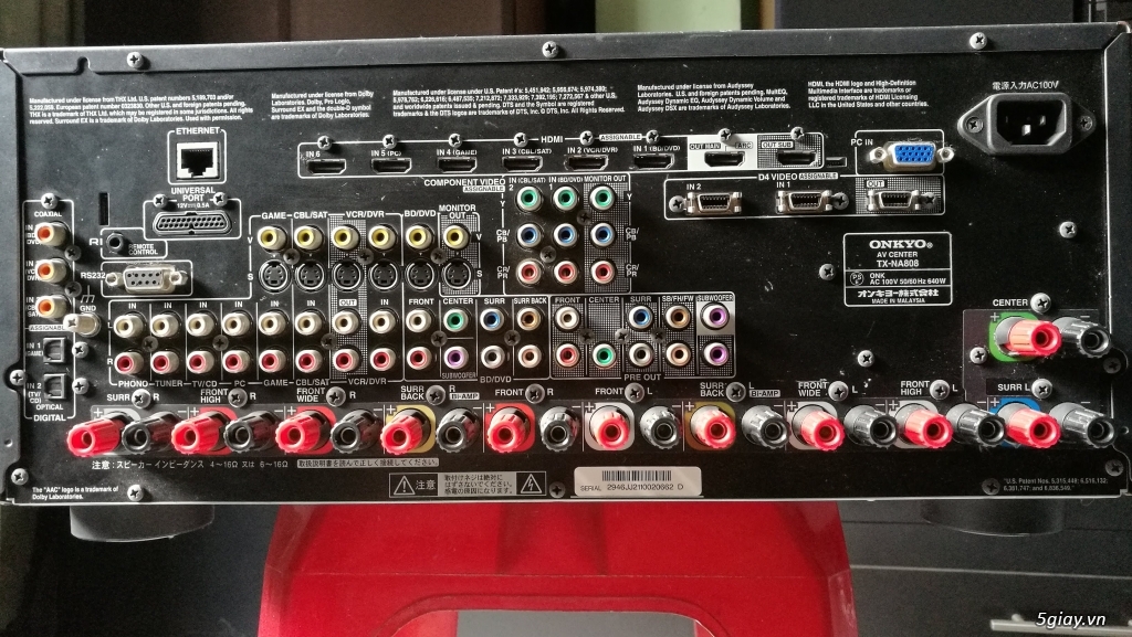 Cần bán : Amply đa kênh 7.2 Onkyo TX-NA808 - 1