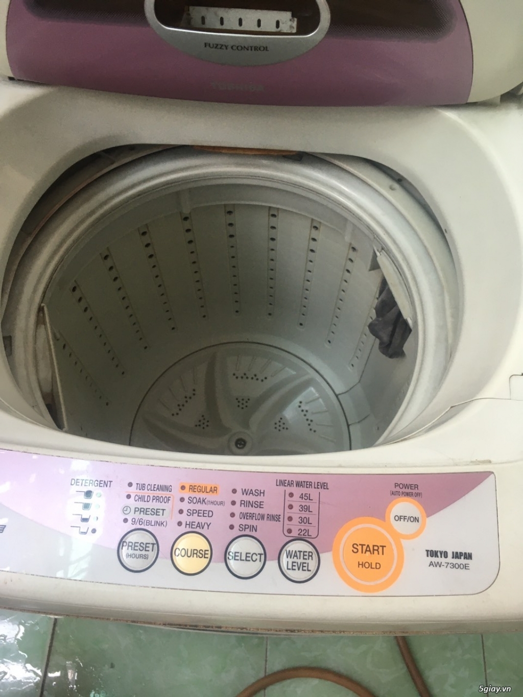 Xác máy giặt toshiba 5.5kg - 1