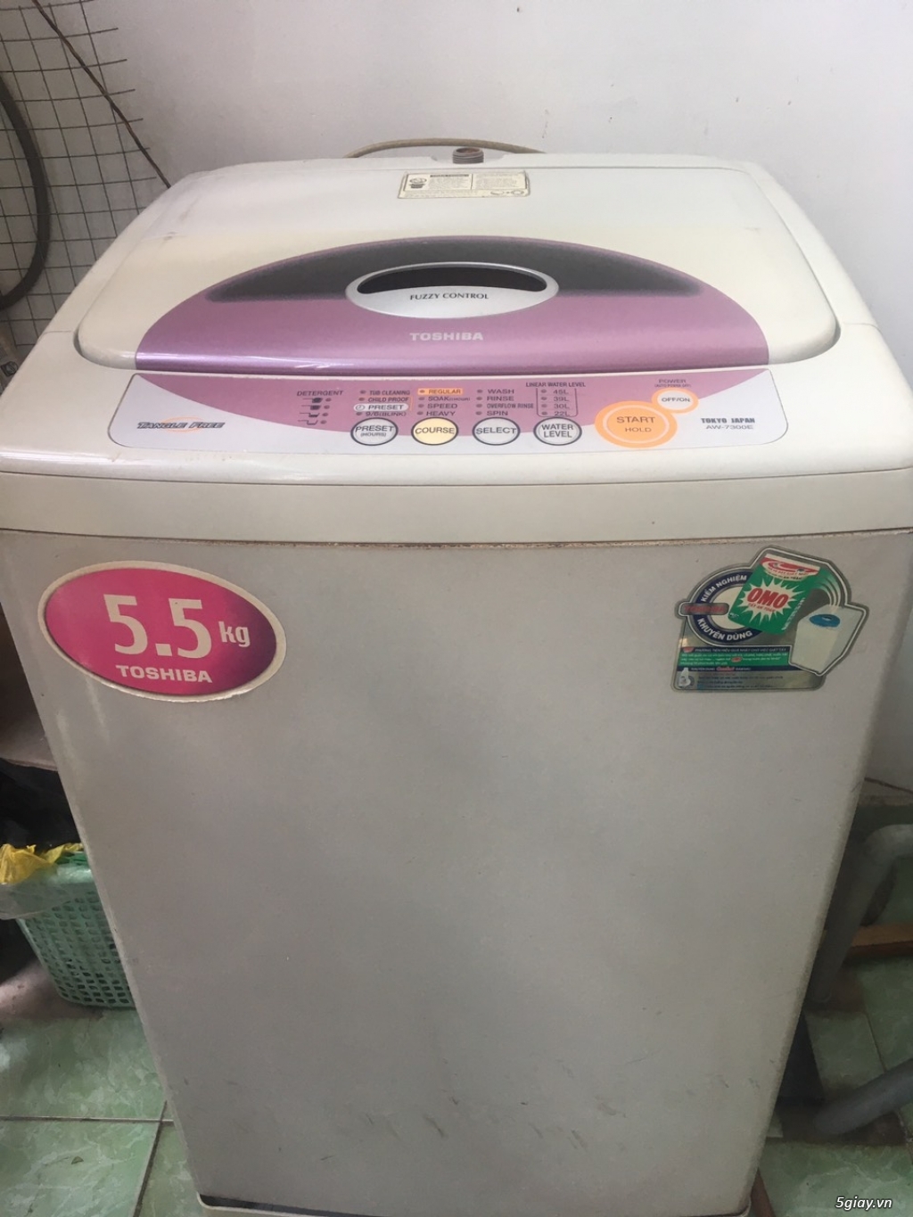 Xác máy giặt toshiba 5.5kg