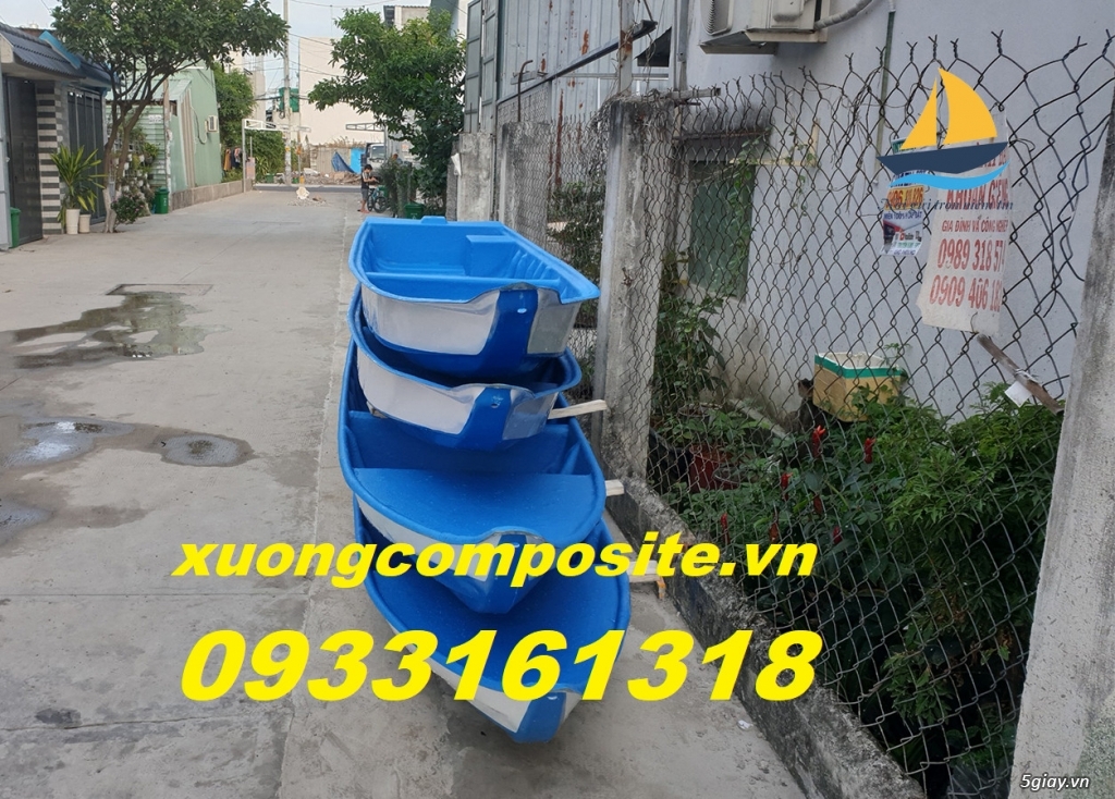 Thuyền câu cá, xuồng nhựa composite, thuyền chèo tay tại Đồng Nai - 3
