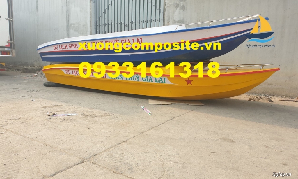 Thuyền câu cá, xuồng nhựa composite, thuyền chèo tay tại Đồng Nai - 4