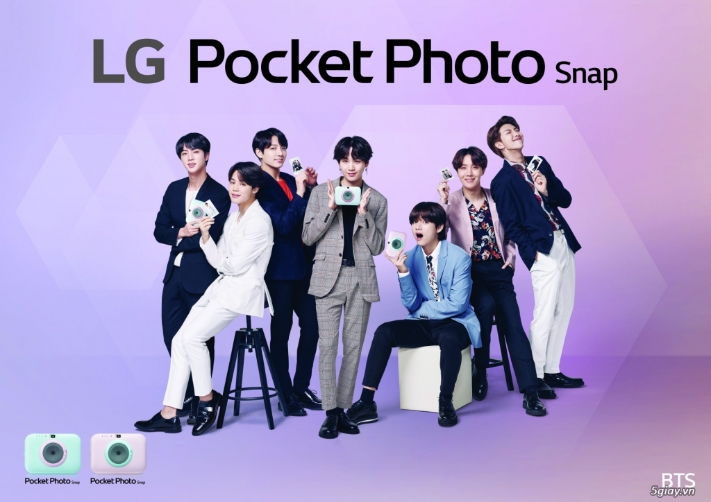 Thanh lý Polaroid Máy ảnh bỏ túi in lấy ngay LG Pocket Photo Snap came - 4
