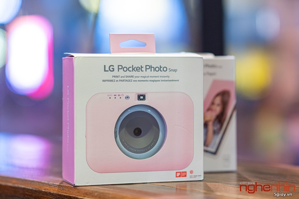 Thanh lý Polaroid Máy ảnh bỏ túi in lấy ngay LG Pocket Photo Snap came - 1