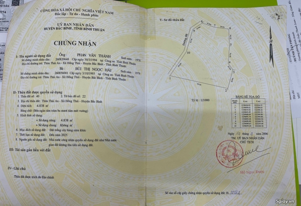 Lô đất Hồng Thái mặt đường 88m siêu đẹp, cách đường liên huyện 980m, d