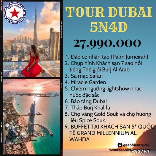 Tour Dubai 4N3Đ cao cấp - 2
