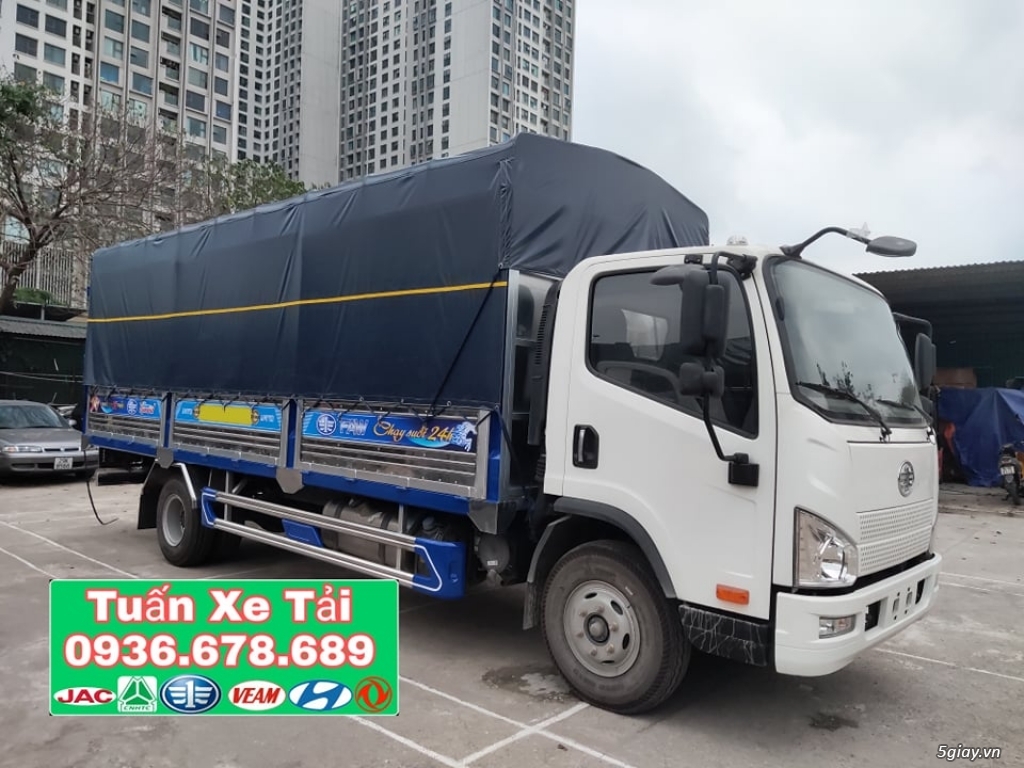 Xe tải FAW 8 tấn thùng dài 6m2, động cơ Weichai 140PS - 1