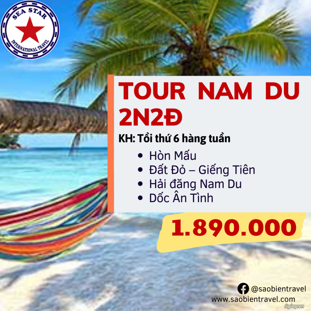 Tour du lịch đảo Nam Du - 19