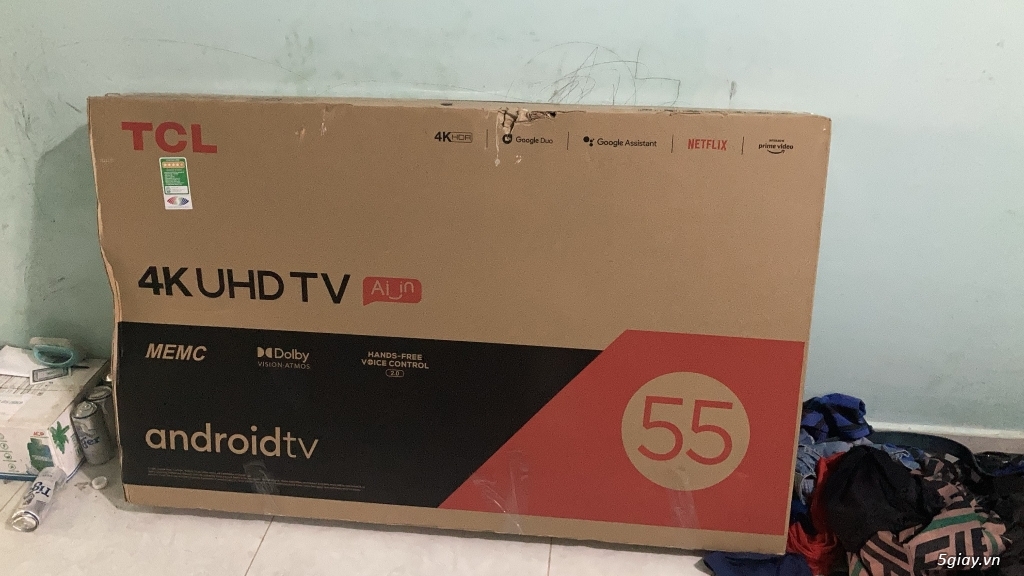 Cần Bán TV 55'' 4K UHD Android Tivi TCL 55T75 - Ga