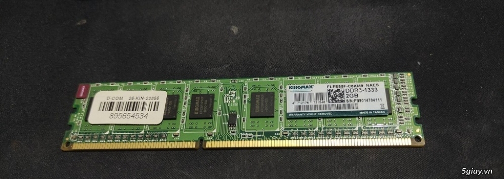 Dư xài để lại cho ai cần - Ram DDR3 Kingmax 2G/1333 : 180k