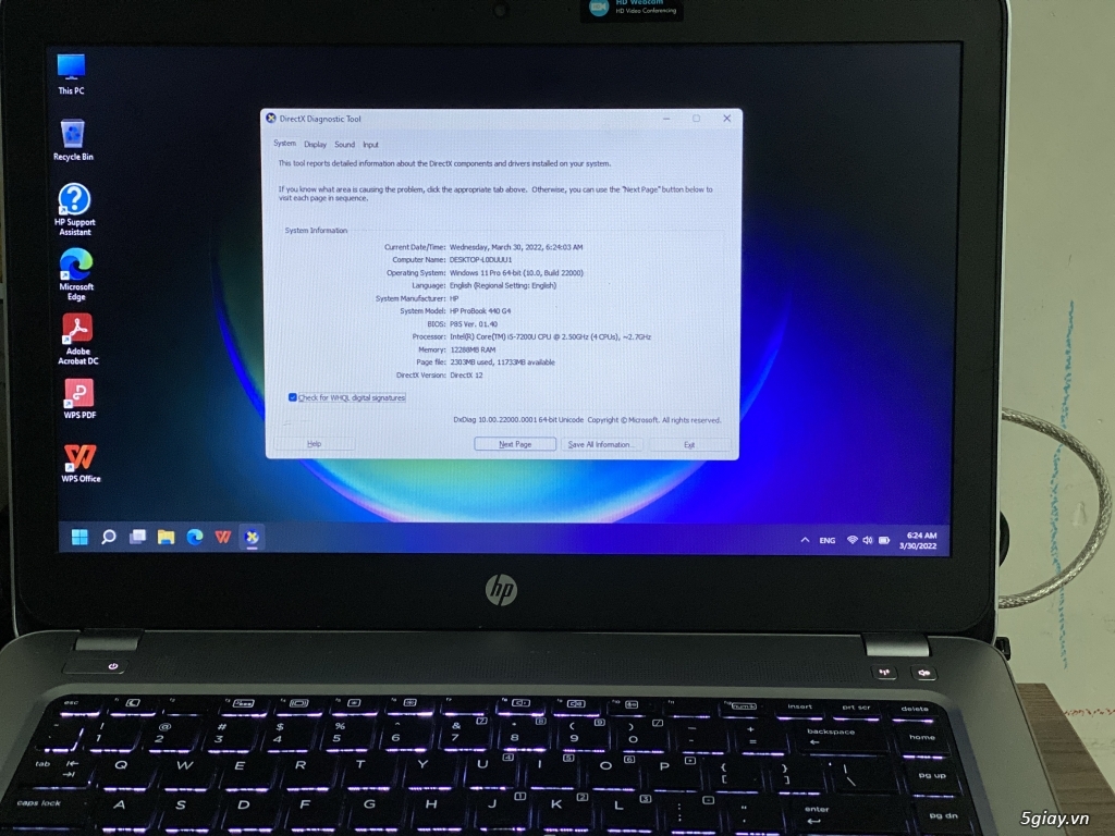 Laptop HP Probook 440 G4 - 2