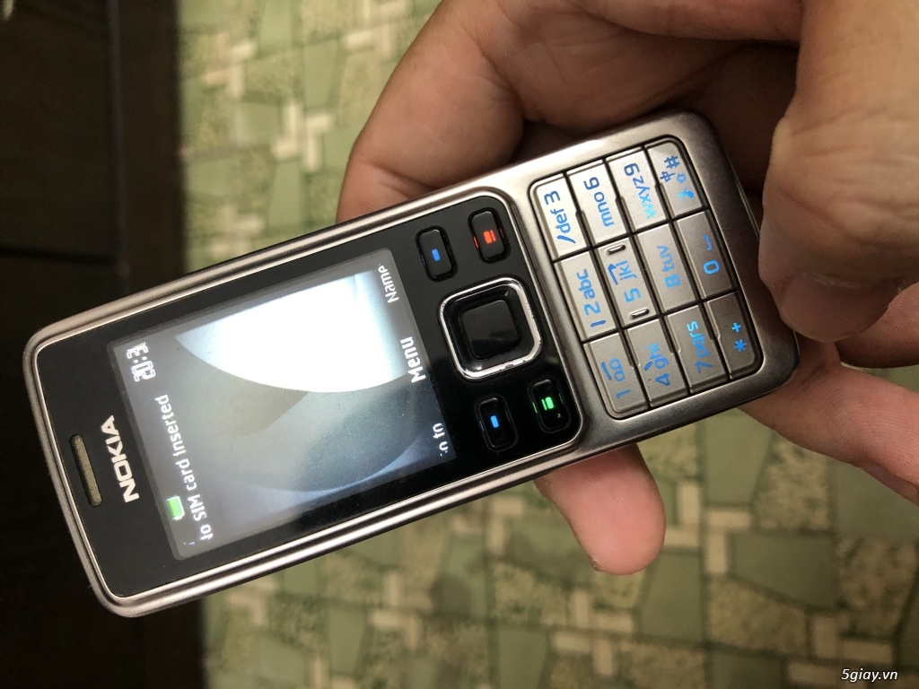 Nokia 6300 bạc zin theo năm tháng - 2