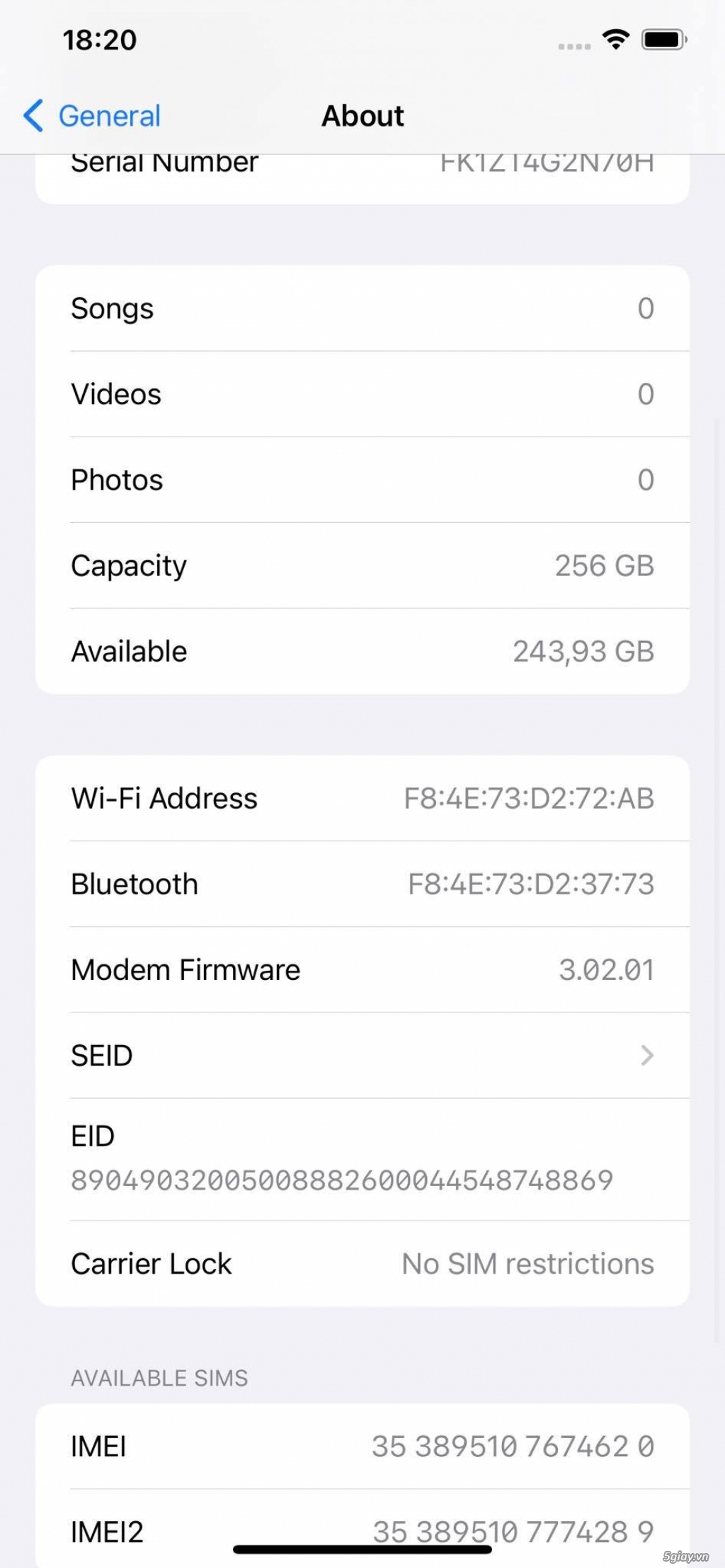 BÁN IPHONE 11 PRO MAX 256GB MỸ USED - 3
