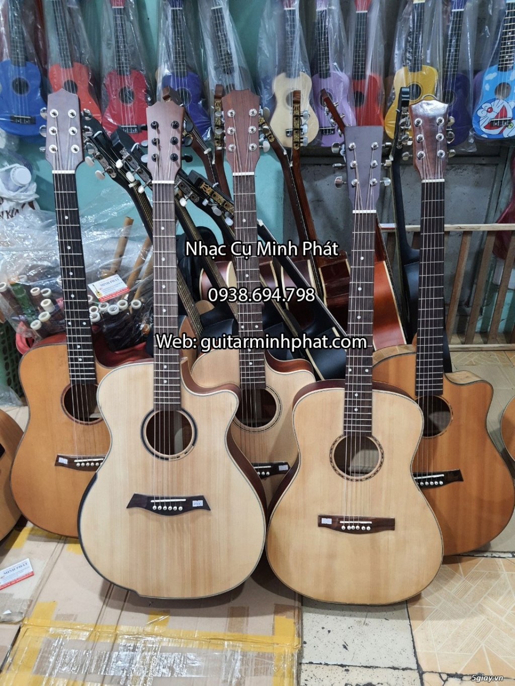 Bán đàn guitar, ukulele, kalimba giá rẻ ở quận Gò Vấp TPHCM - 1