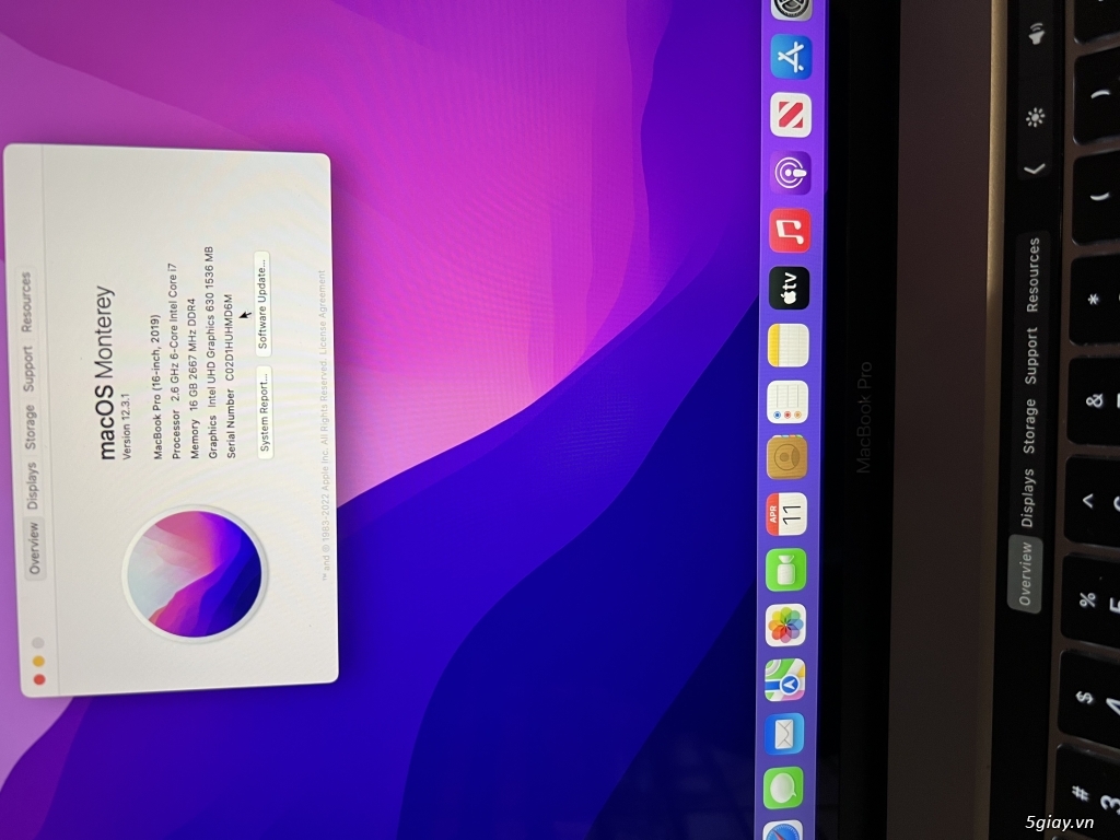 Macbook Pro 16 inch Late 2019 giá cực tốt xách tay trực tiếp từ Mỹ - 6