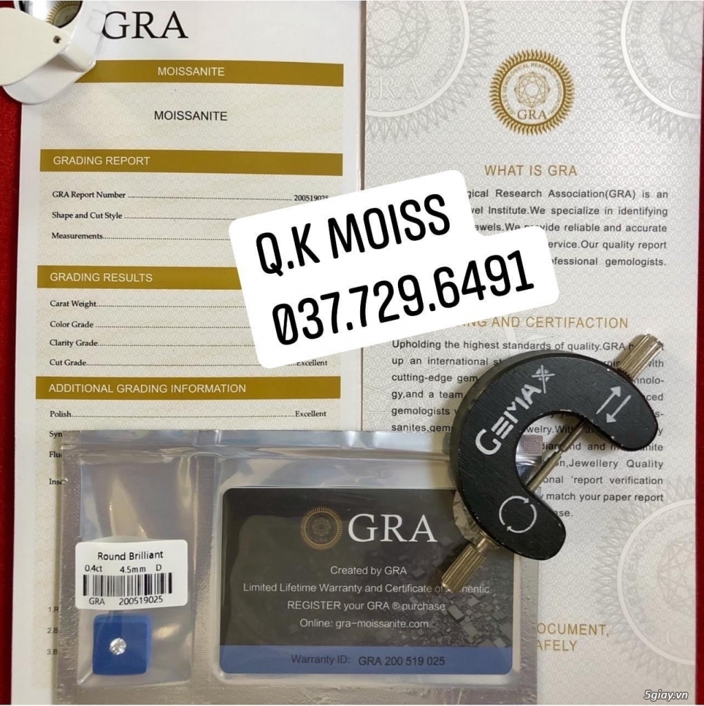 Kim cương Moissante chính hãng giá tốt