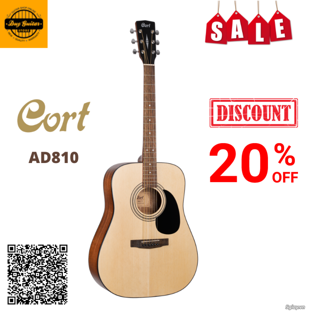 Đàn guitar Cort AD810 chính hãng - BH 12 tháng Duy Guitar Store