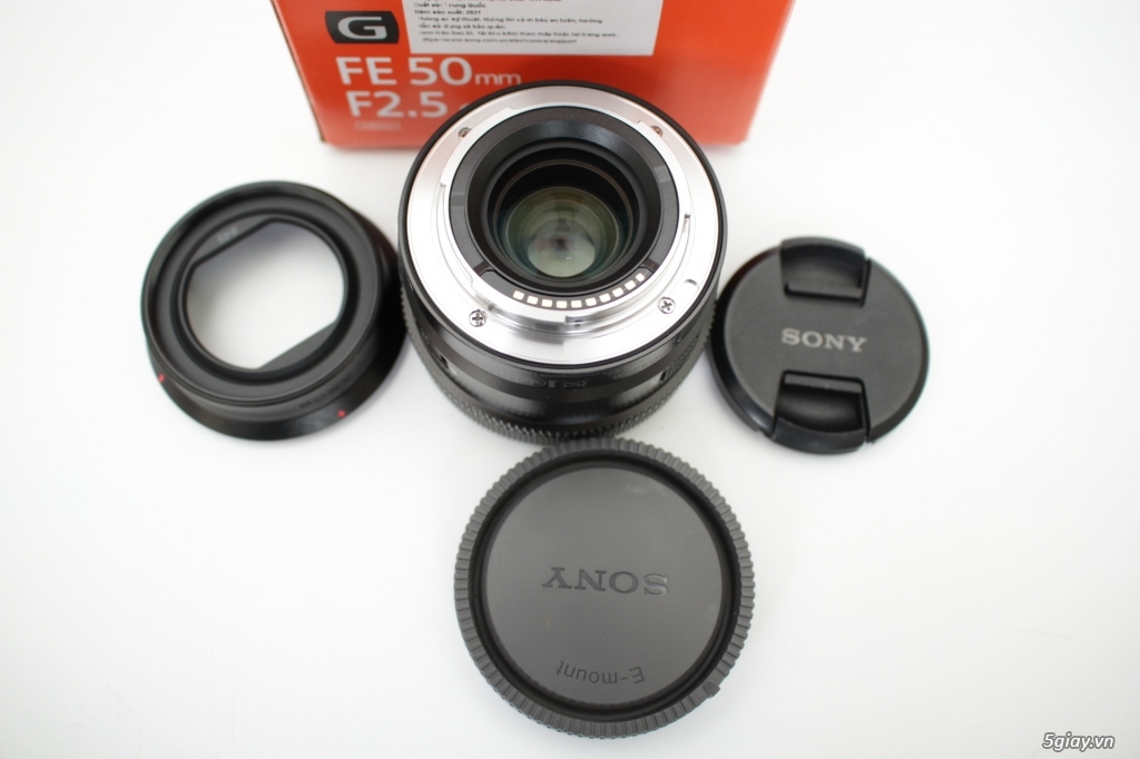 Bán lens  SONY FE 50 mm F/2.5G fullbox mới 99% - 1