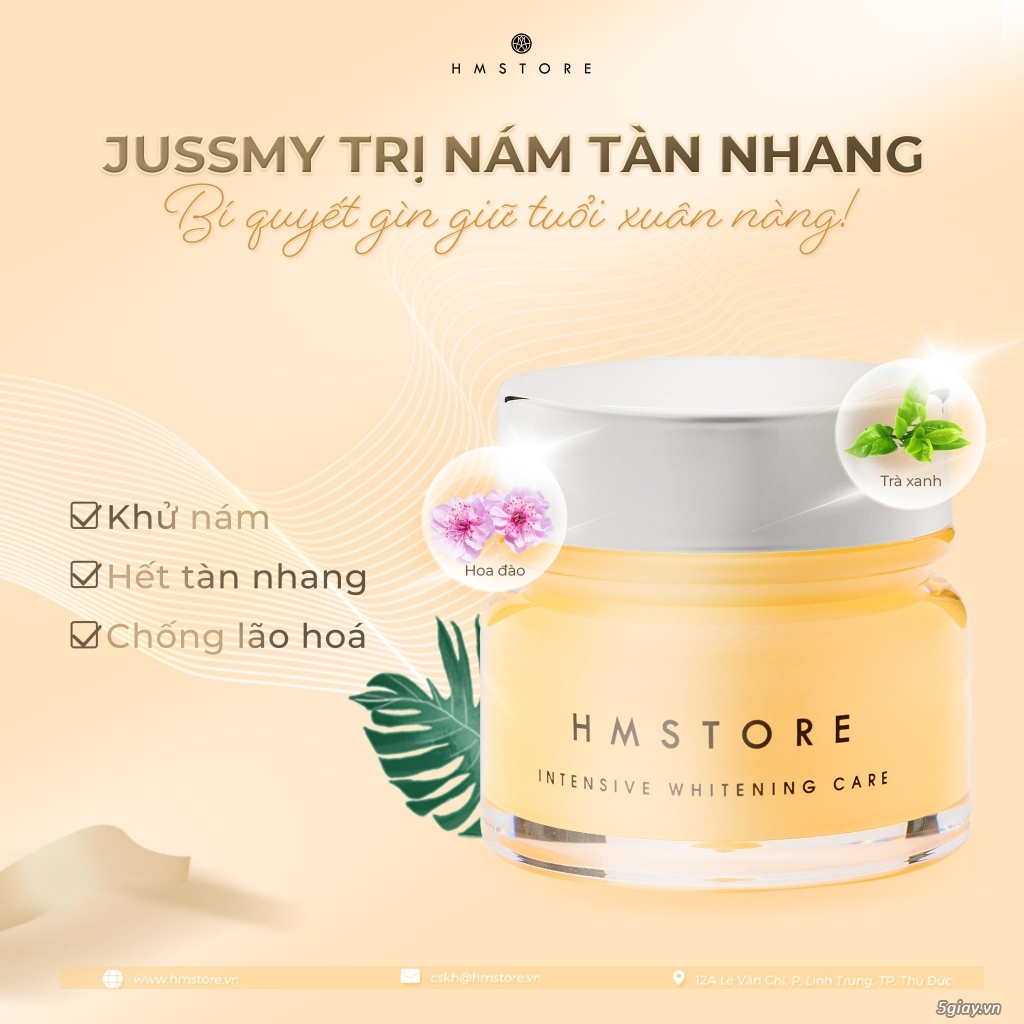 JUSSMY – Kem Face Ngừa Nám Tàn Nhang - 4